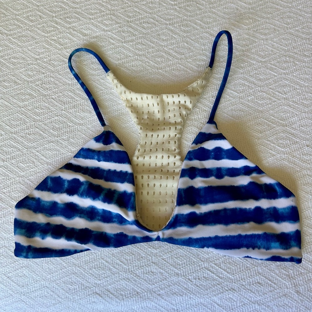 ACACIA Swimwear Jaws top in Blue Tides